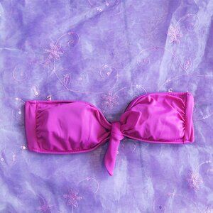 Victoria's Secret bandeau bow strapless bikini top